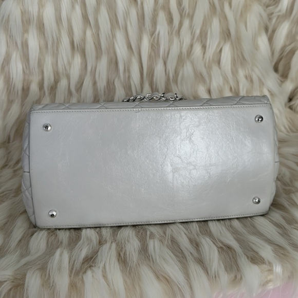CHANEL White Leather bag authentic 100% - Picture 13 of 16